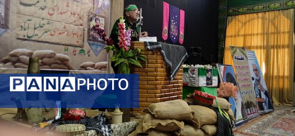 برگزاری دعای ندبه و یادواره شهدای خدمت در تکیه حسینی خلیل آباد