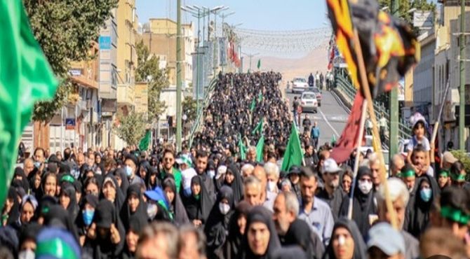  پیاده روی جاماندگان از ارباب دل ها در سراسر شهرستان های استان اردبیل 