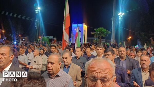 کوهدشت  یک صدا،اجتماع مردمی برای دفاع از وطن  وبیعت بارهبر جدید