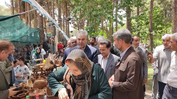 افتتاحیه نمایشگاه جشنواره بزرگ تاک پلو در شهرستان خلیل آباد 