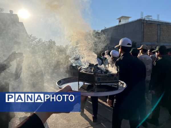 مراسم استقبال و تشییع پیکر پاک شهید گمنام در شهرستان دهلران 