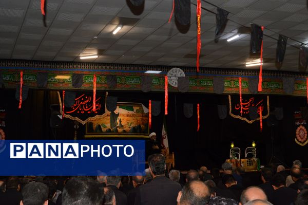 مراسم شب‌دهم محرم در هیئت فرهنگیان  نیشابور