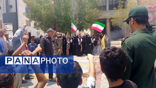 مردم شهر رویدر طنین انتقام‌خواهی را در روز غدیر سر دادند