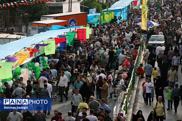 مهمونی ۱۰ کیلومتری غدیر در تهران    