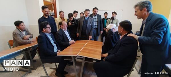افتتاح آموزشگاه چهارکلاسه روستای احمد آباد در بخش هزار مسجد و زمین چمن مصنوعی شهدای روستای قلعه نو
