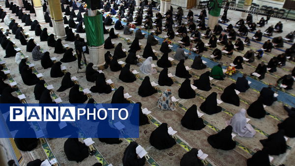 جزء خوانی قرآن کریم در حسینیه اعظم زنجان 