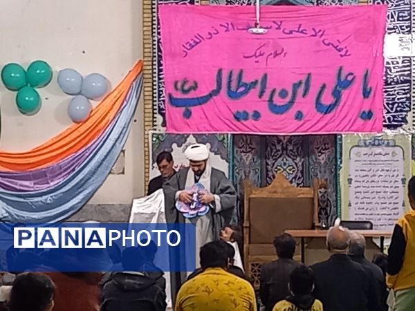 جشن ولادت حضرت علی(ع) در مسجد پنج تن سملقان