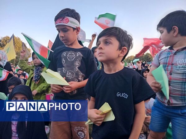 اجتماع بزرگ کودک و نوجوانان در پارک ملت مشهد مقدس