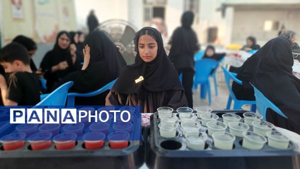 مشارکت نوجوانان عاشورایی در مراسم جاماندگان اربعین حسینی