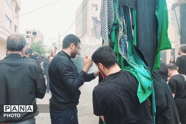 مراسم سوگواری قمربنی هاشم (ع) در شهرک گلشهر چهاردانگه