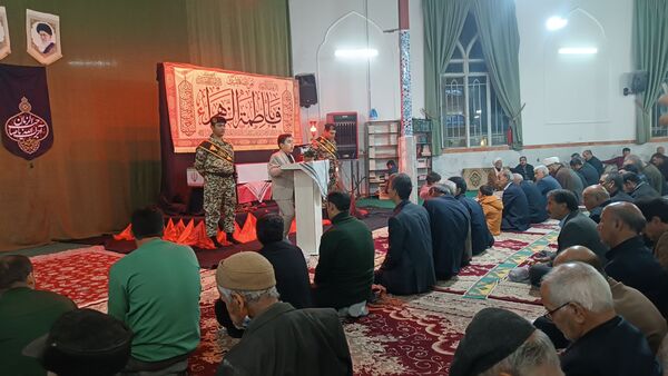تشییع پیکر شهید گمنام در شهرستان کاشمر 