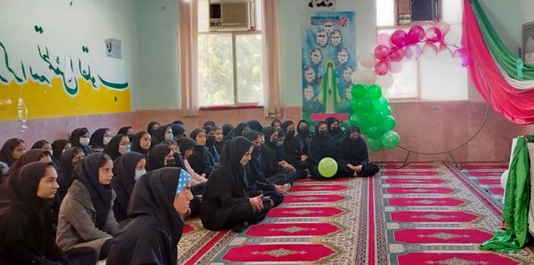 جشن باشکوه ولادت حضرت مهدی(عج) در دبیرستان آسیه رضوان