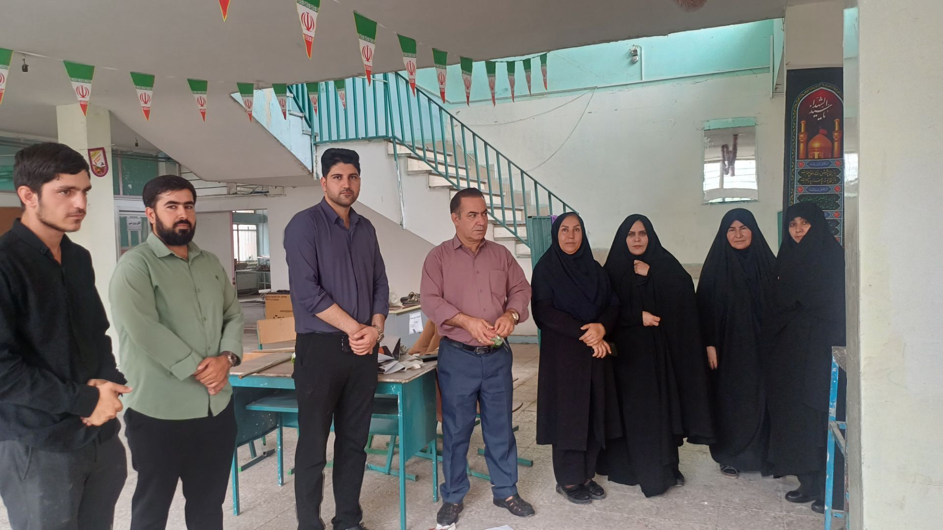 بازدید فرمانده سپاه پاسداران کوهدشت ازاجرای طرح شهید عجمیان در مدرسه معرفت شهرستان کوهدشت