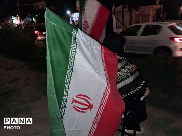  شکوه و اقتدار رژه خودرویی در حسینیه فضل 