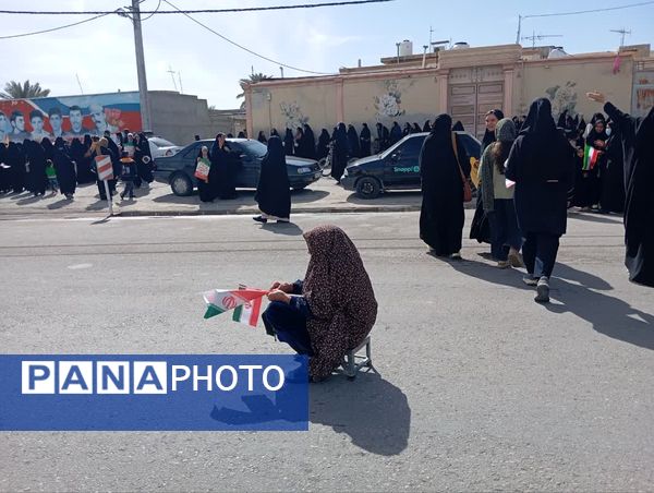 راهپیمایی 22 بهمن در لارستان 