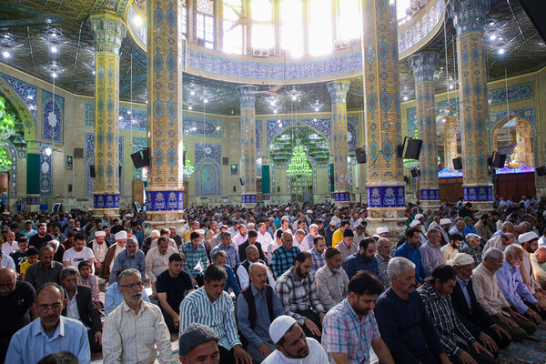 نماز عید قربان در مسجد مقدس جمکران