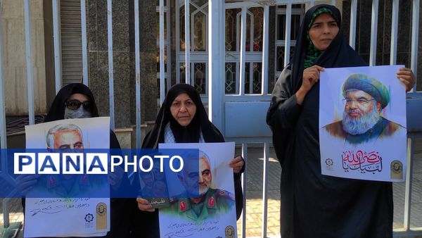  خروش مردم فهیم بادرود در روز قدس