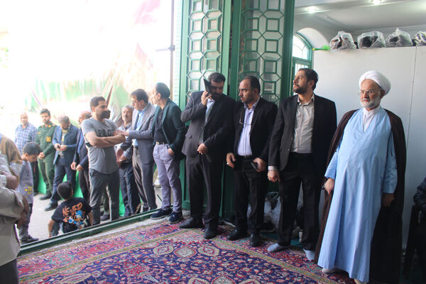 حضور نوجوانان در سی و پنجمین یادواره شهدای روستای فردوی قم