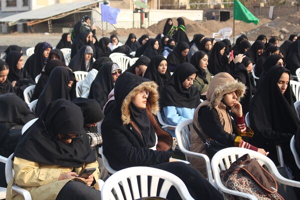 مراسم دومین سالگرد خاکسپاری شهید گمنام آموزشکده فنی دختران قم