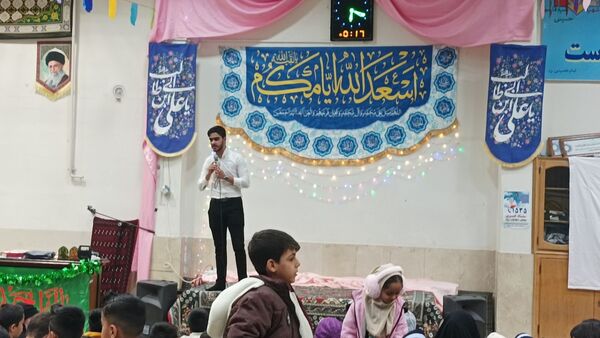 مراسم ولادت امام علی (ع)و سالگرد شهادت حاج قاسم سلیمانی در مسجد چهارده معصوم الغدیر