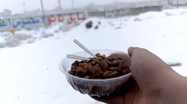  برف بازی مردم نیشابور در روستای برف ریز 