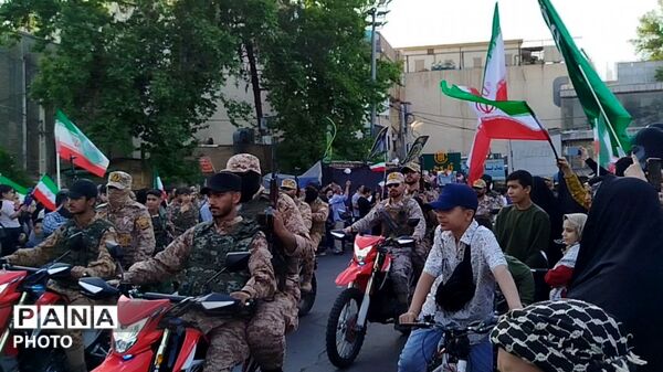 نمایش اقتدار و حمایت جان فدائیان امام رضایی ورامین