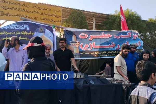 پیاده‌روی امام رضا (ع) در سعدآباد