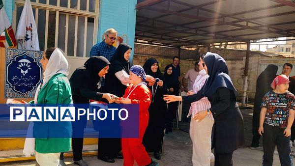 اختتامیه طرح «میدان پویا» در مدرسه استثنایی نابینایان پویا