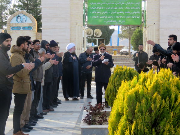 اجتماع و دسته روی عزاداران علوی در شهر درق برگزار شد