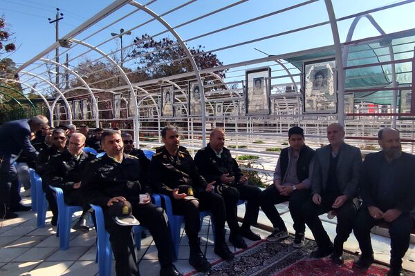 سومین سالگرد شهید علی‌اکبر رنجبر در گلزار شهدای شیراز