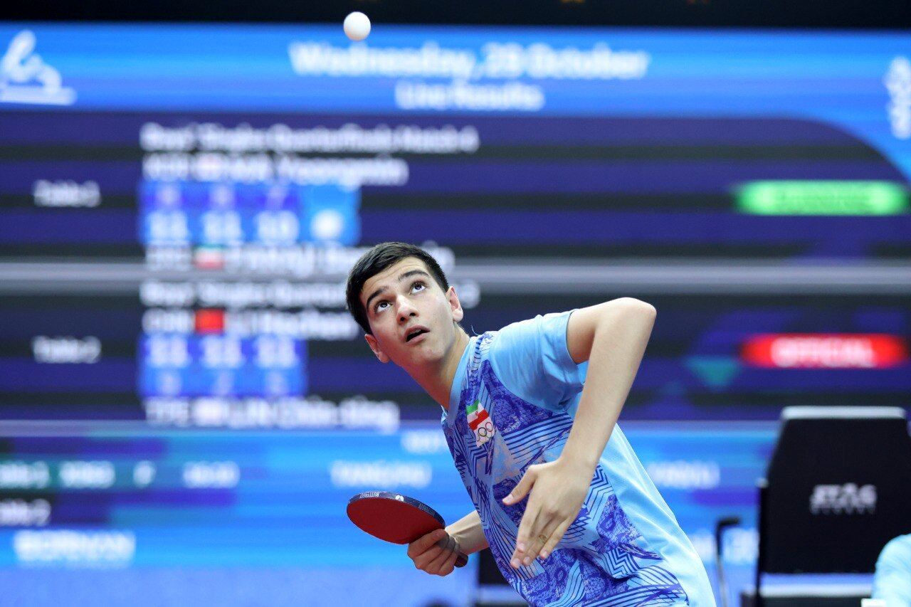 ستاره نوجوان ایران قهرمان مسابقات تنیس‌روی‌میز قطر شد