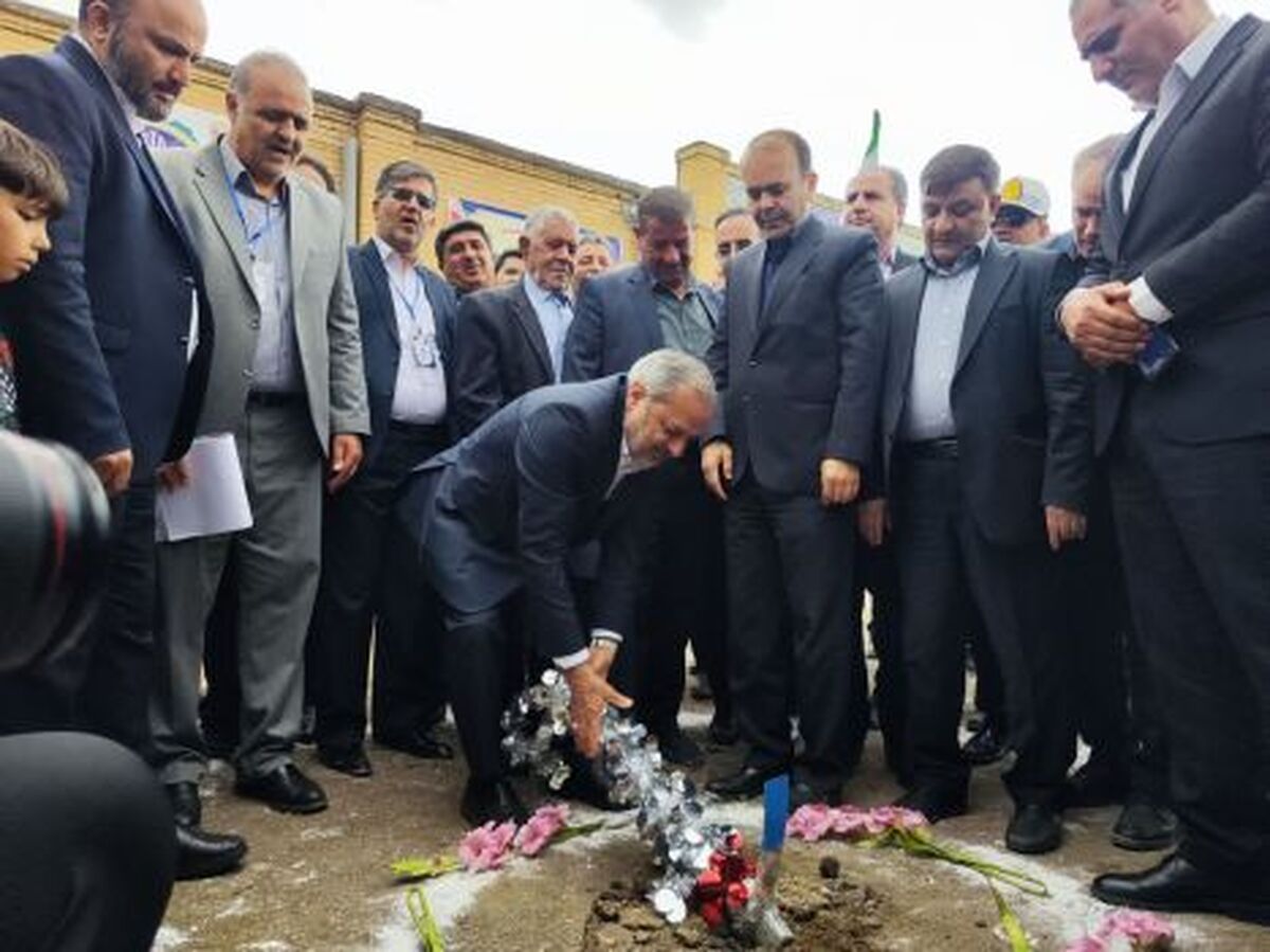 کلنگ‌زنی ۲ مدرسه در منطقه مهربان آذربایجان شرقی