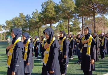 کسب مهارت جمعی در  پیش اردوی ملی پیشتازان دختر فارس 