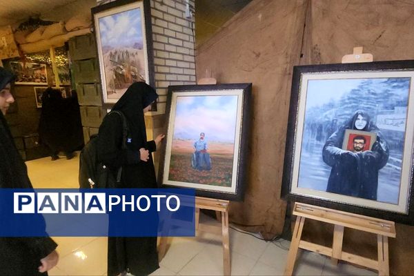 زیارت گلزار شهدا و اقامه نماز جماعت دانش‌آموزان فرزانگان در امامزاده ابراهیم ملارد