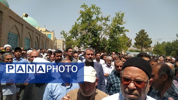 اجتماع مردم کاشمر در سرکوب رژیم صهیونسیتی 