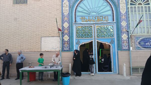 مراسم قرائت پر فیض دعای امام حسین (ع) در روز عرفه در حسینیه مرکزی آباده