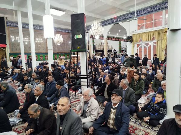 مراسم ولادت حضرت ابوالفضل العباس (ع) در حسینه شهرستان کاشمر 