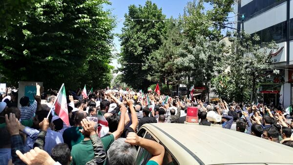 مردم استان البرز طی راهپیمایی جنایات رژیم صهیونیست‌ها را محکوم کردند