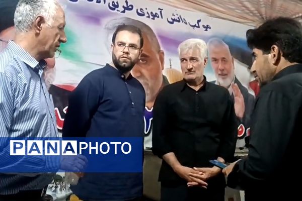 بازدید قائم مقام سازمان دانش‌آموزی کشور از مواکب استان کرمانشاه 