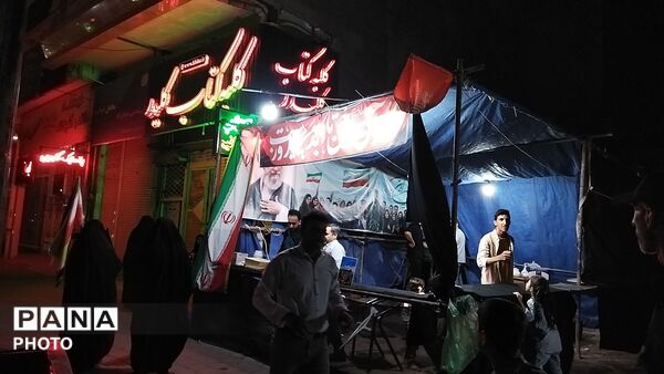 موکب کانون باهنر  در شصت و هفتمین شب از اجتماعات مردمی نیشابور