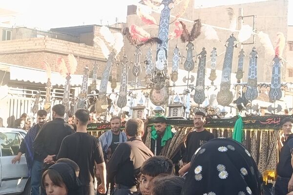 تجلی عزای حسینی در محله خضر