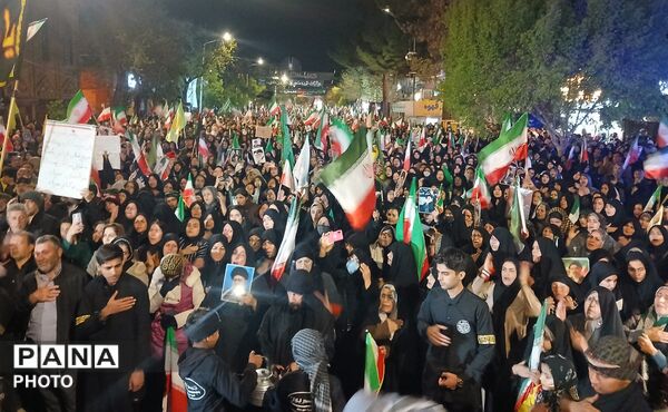 آیین چهلمین روز شهادت امام خامنه‌ای، میهمان دیار کهن نیشابور