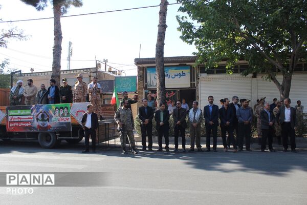 جلوه‌ای از اقتدار و همدلی در رزمایش سراسری «جانفدا» در شهرستان جاجرم