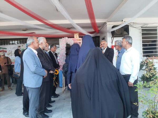 مانور بازگشایی مدارس عباس آباد 