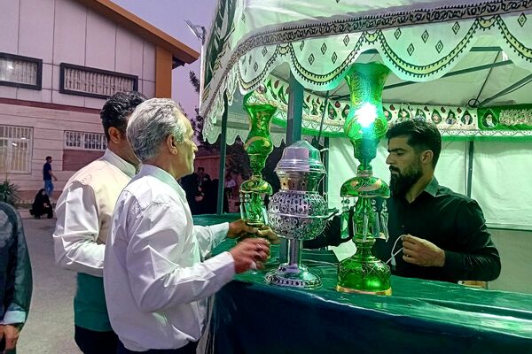 مراسم اولین سالگرد آیت‌الله رئیسی در سالن ورزشی امید اصیل آباد 