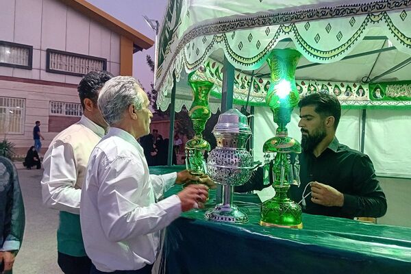مراسم اولین سالگرد آیت‌الله رئیسی در سالن ورزشی امید اصیل آباد 