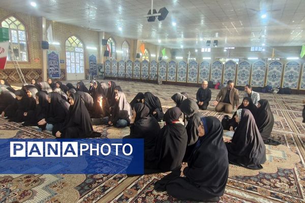 عطر ایمان در آیین بدرقه دختران راهیان نور فشافویه 