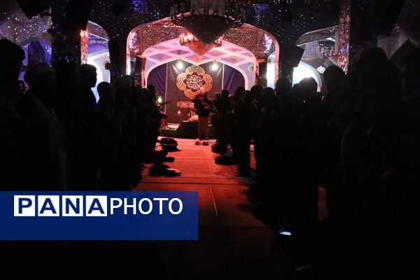 مراسم شب شهادت امام موسی کاظم (ع) در آستان مقدس امامزاده عباس بن موسی (ع) بجنورد 