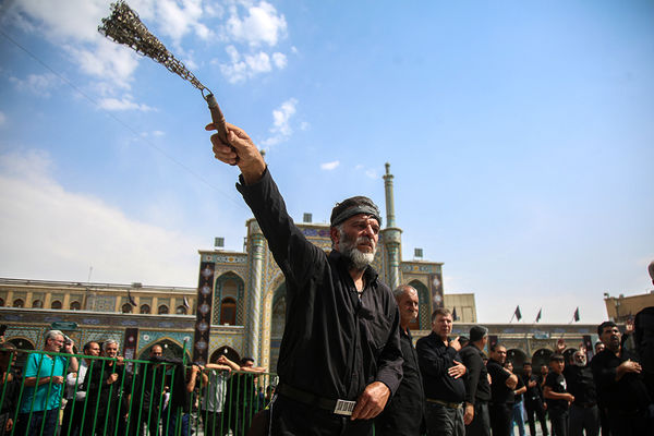 عزاداری اربعین سیدالشهدا(ع) در حرم حضرت معصومه(س)