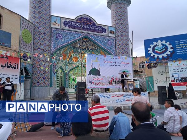 جشن ولادت پیامبر اکرم (ص) و امام جعفر صادق (ع) و گرامیداشت آغاز هفته دفاع مقدس در شهر آشخانه  